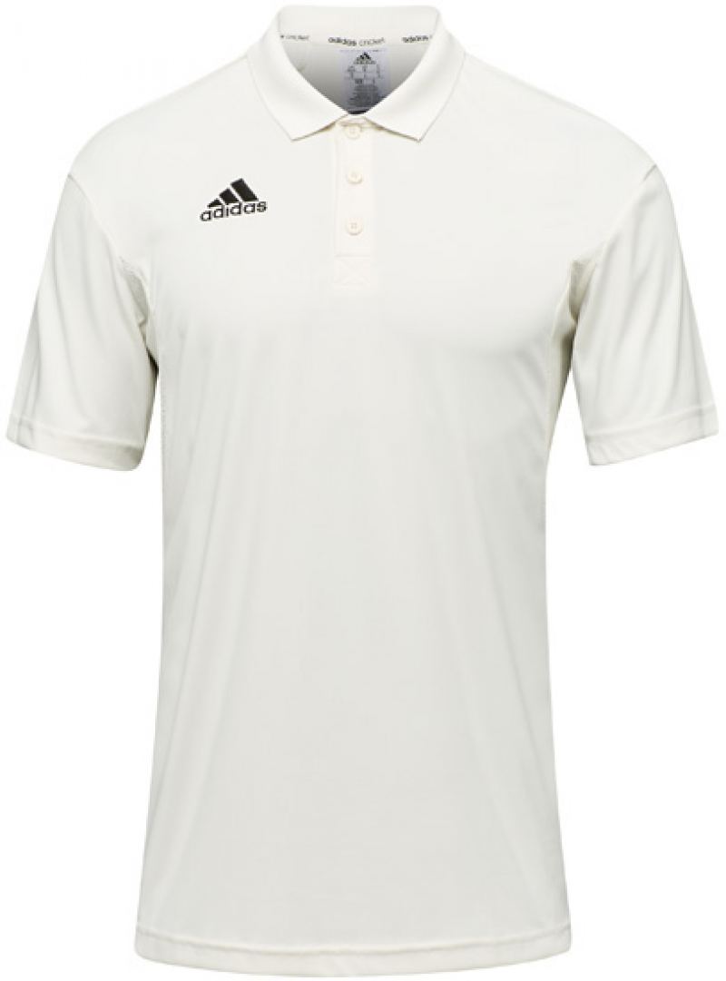 Adidas Howzat Short Sleeve Cricket Shirt (Junior Sizes)