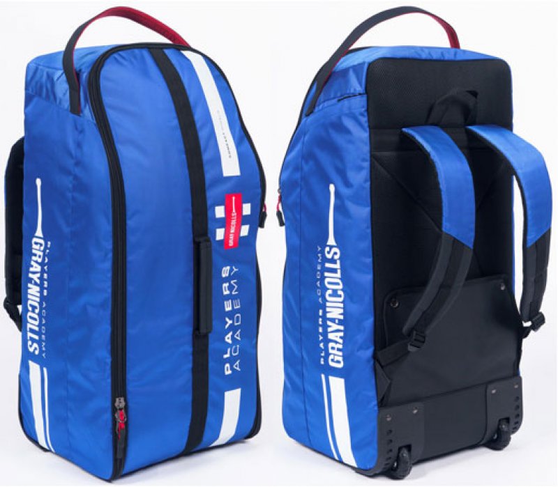 Gray Nicolls Players Academy Wheelie/Duffle Bag (Blue)