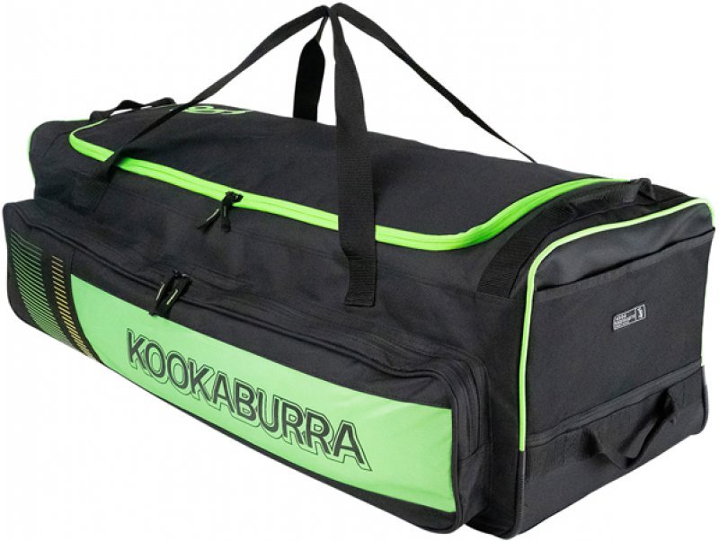 Kookaburra 4500 Wheelie Bag (Black/Green)