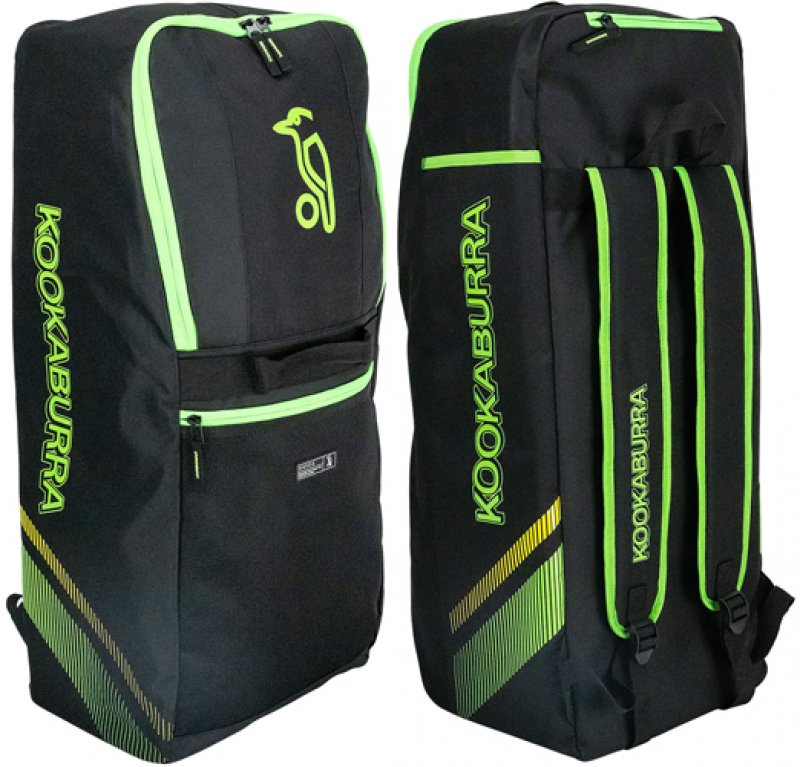 Kookaburra D6500 Duffle Bag (Black/Green)