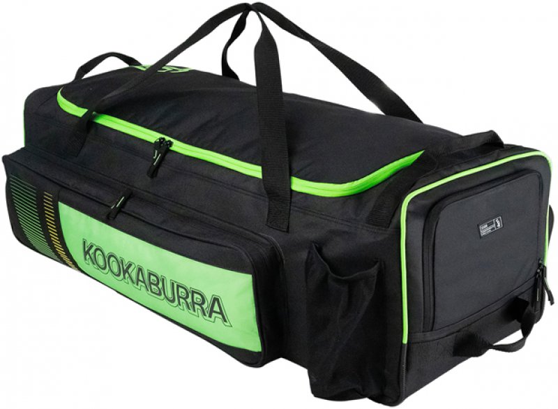 Kookaburra Pro 3500 Wheelie Bag (Black/Green)