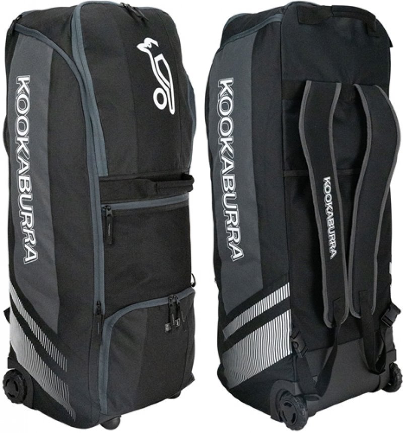 Kookaburra WD2000 Wheelie/Duffle Bag (Black/Grey)