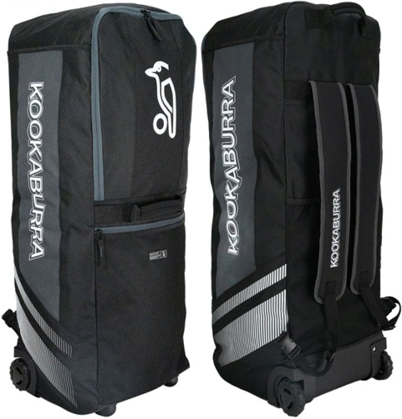 Kookaburra WD4000 Wheelie/Duffle Bag (Black/Grey)