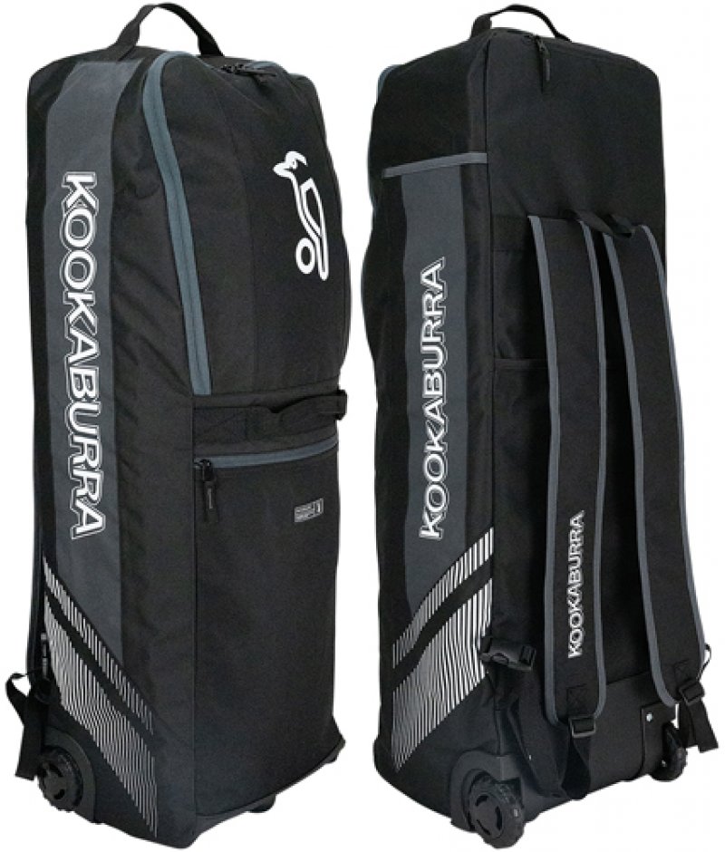 Kookaburra WD5000 Wheelie/Duffle Bag (Black/Grey)