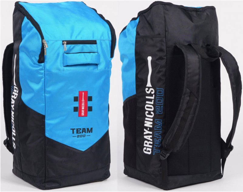 Gray Nicolls Team 200 Duffle Bag (Black/Cyan)